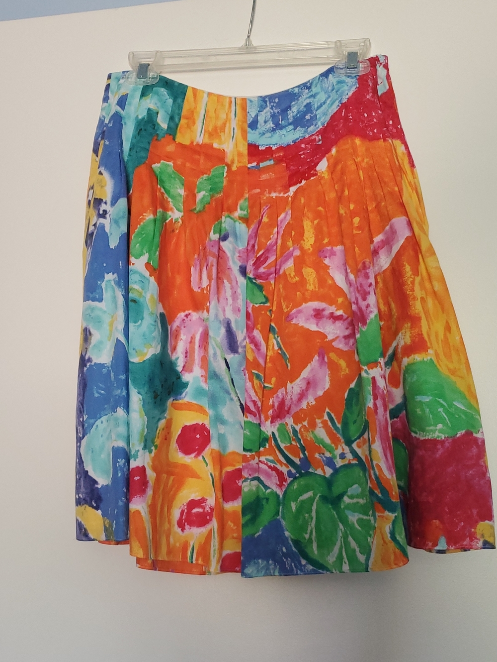 Lauren Ralph Lauren Bright Multicolor Floral Circle Skirt